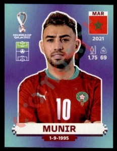 MAR19 Munir – FIFA World Cup Qatar 2022 Panini