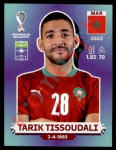 MAR20 Tarik Tissoudali – FIFA World Cup Qatar 2022 Panini