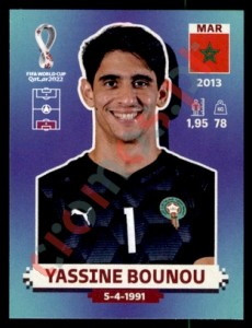 MAR3 Yassine Bounou – FIFA World Cup Qatar 2022 Panini