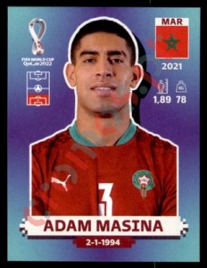 MAR7 Adam Masina – FIFA World Cup Qatar 2022 Panini