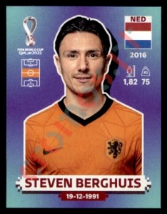 NED10 Steven Berghuis – FIFA World Cup Qatar 2022 Panini
