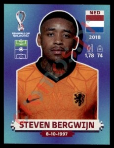 NED16 Steven Bergwijn – FIFA World Cup Qatar 2022 Panini