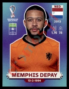 NED18 Memphis Depay – FIFA World Cup Qatar 2022 Panini
