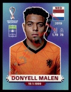 NED20 Donyell Malen – FIFA World Cup Qatar 2022 Panini