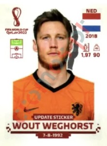 NED20x Wout Weghorst – FIFA World Cup Qatar 2022 Panini