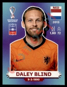 NED5 Daley Blind – FIFA World Cup Qatar 2022 Panini