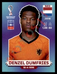 NED8 Denzel Dumfries – FIFA World Cup Qatar 2022 Panini