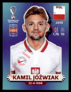 POL11 Kamil Jóźwiak – FIFA World Cup Qatar 2022 Panini