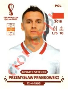 POL11x Przemysław Frankowski – FIFA World Cup Qatar 2022 Panini