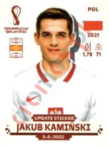 POL12x Jakub Kamiński – FIFA World Cup Qatar 2022 Panini