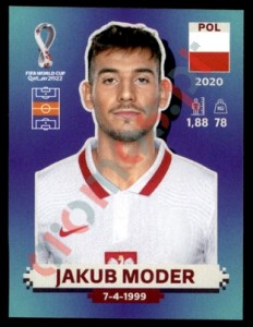 POL14 Jakub Moder – FIFA World Cup Qatar 2022 Panini