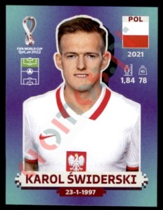 POL20 Karol Świderski – FIFA World Cup Qatar 2022 Panini