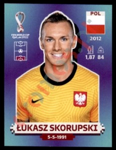 POL4 Łukasz Skorupski – FIFA World Cup Qatar 2022 Panini