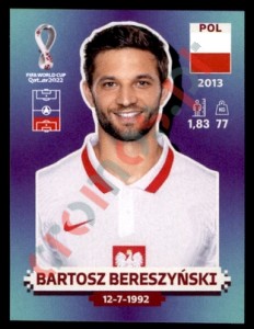 POL6 Bartosz Bereszyński – FIFA World Cup Qatar 2022 Panini