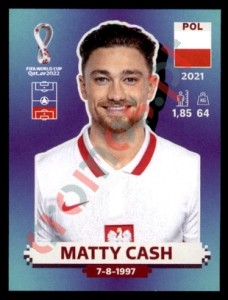 POL7 Matty Cash – FIFA World Cup Qatar 2022 Panini
