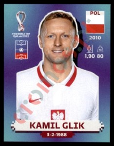 POL8 Kamil Glik – FIFA World Cup Qatar 2022 Panini