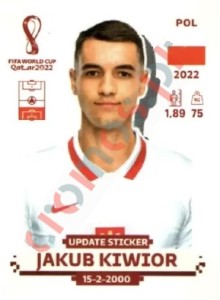 POL9x Jakub Kiwior – FIFA World Cup Qatar 2022 Panini