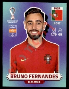 POR12 Bruno Fernandes – FIFA World Cup Qatar 2022 Panini