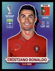 POR18 Cristiano Ronaldo – FIFA World Cup Qatar 2022 Panini