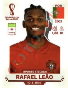 POR19x Rafael Leão – FIFA World Cup Qatar 2022 Panini