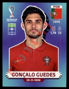 POR20 Gonçalo Guedes – FIFA World Cup Qatar 2022 Panini