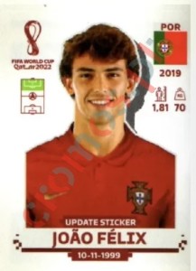 POR20x João Félix – FIFA World Cup Qatar 2022 Panini