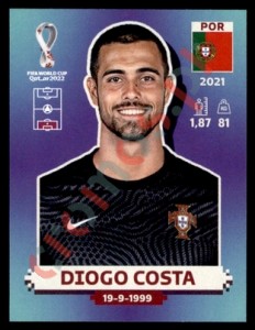 POR3 Diogo Costa – FIFA World Cup Qatar 2022 Panini