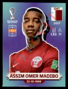 QAT14 Assim Omer Madibo – FIFA World Cup Qatar 2022 Panini