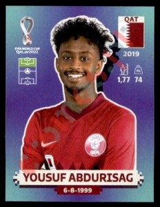 QAT15 Yousuf Abdurisag – FIFA World Cup Qatar 2022 Panini