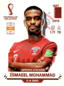 QAT15x Ismaeel Mohammad – FIFA World Cup Qatar 2022 Panini