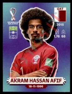 QAT16 Akram Hassan Afif – FIFA World Cup Qatar 2022 Panini