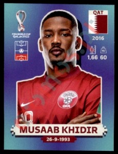 QAT8 Musaab Khidir – FIFA World Cup Qatar 2022 Panini