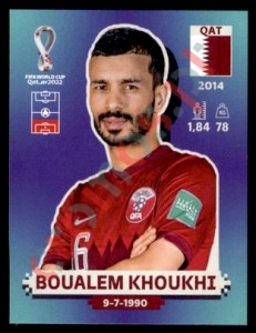 QAT9 Boualem Khoukhi – FIFA World Cup Qatar 2022 Panini