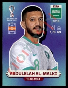 KSA13 Abdulelah Al-Malki – FIFA World Cup Qatar 2022 Panini