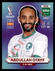 KSA17 Abdullah Otayf – FIFA World Cup Qatar 2022 Panini