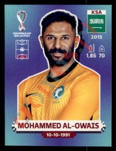 KSA3 Mohammed Al-Owais – FIFA World Cup Qatar 2022 Panini