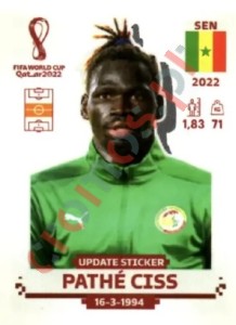 SEN10x Pathé Ciss – FIFA World Cup Qatar 2022 Panini