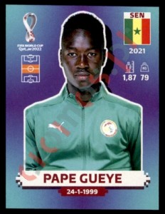 SEN13 Pape Gueye – FIFA World Cup Qatar 2022 Panini