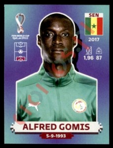 SEN4 Alfred Gomis – FIFA World Cup Qatar 2022 Panini