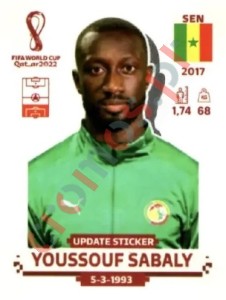 SEN5x Youssouf Sabaly – FIFA World Cup Qatar 2022 Panini