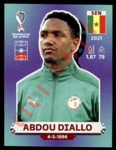 SEN7 Abdou Diallo – FIFA World Cup Qatar 2022 Panini