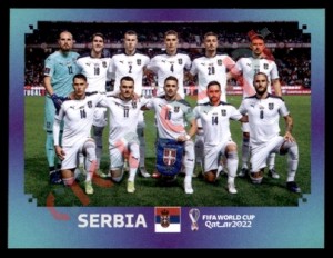 SRB1 Team Shot – FIFA World Cup Qatar 2022 Panini