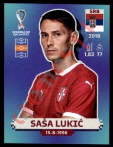 SRB12 Saša Lukić – FIFA World Cup Qatar 2022 Panini