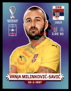 SRB4 Vanja Milinković-Savić – FIFA World Cup Qatar 2022 Panini