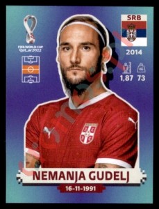 SRB9 Nemanja Gudelj – FIFA World Cup Qatar 2022 Panini