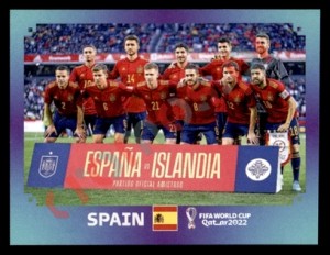 ESP1 Team Shot – FIFA World Cup Qatar 2022 Panini