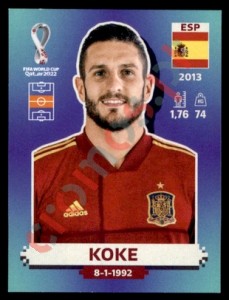 ESP11 Koke – FIFA World Cup Qatar 2022 Panini