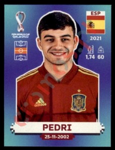 ESP13 Pedri – FIFA World Cup Qatar 2022 Panini