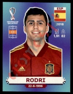 ESP14 Rodri – FIFA World Cup Qatar 2022 Panini