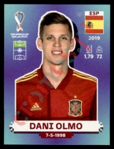 ESP16 Dani Olmo – FIFA World Cup Qatar 2022 Panini